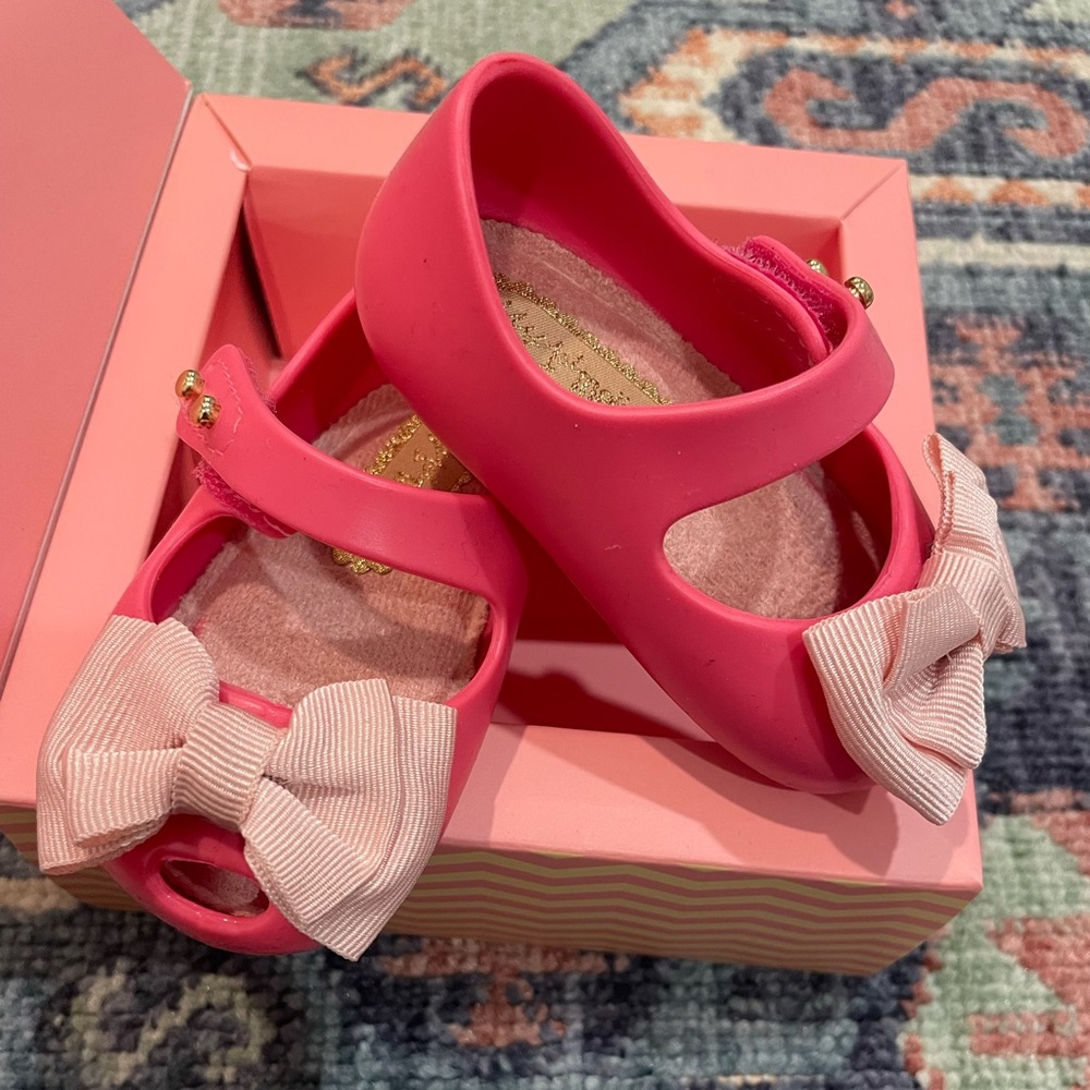 Mini Melissa size 3 baby girl shoes